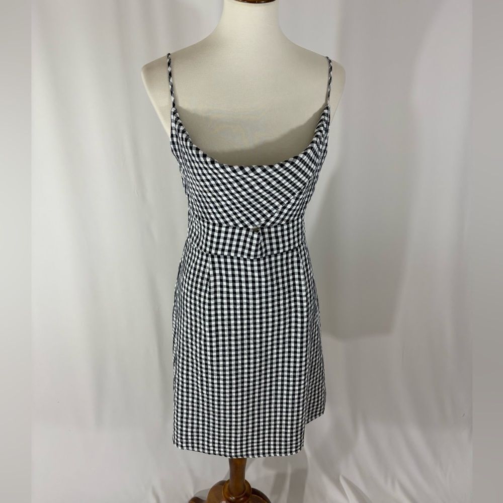 NWT LOFT Black and White Gingham Sundress